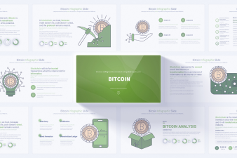 Bitcoin PowerPoint Infographics - Comprehensive Slides for Cryptocurrency Enthusiasts & Financial Professionals